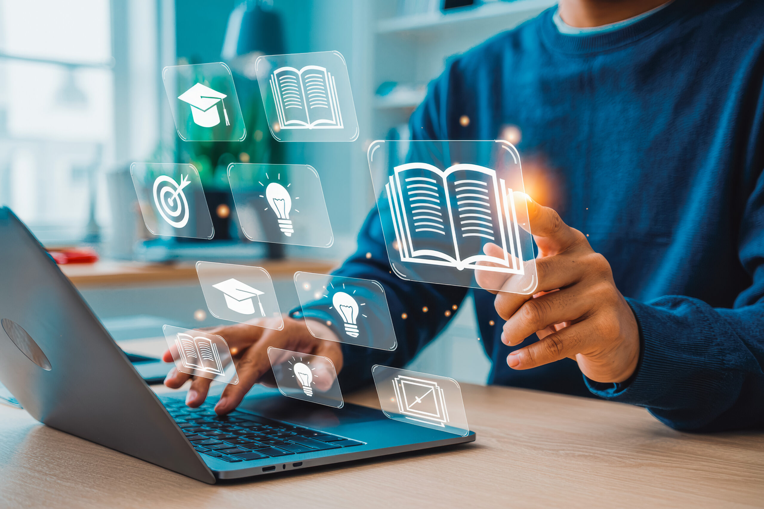 Digitale und analoge Lernbausteine in einem Blended Learning Programm