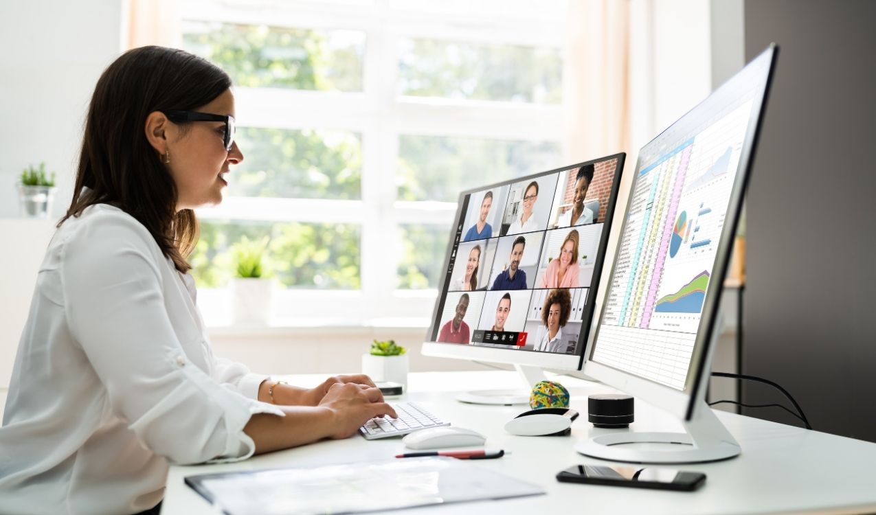 Online-Workshop mit digital zugeschalteten Teilnehmenden